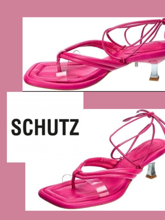 SCHUTZ Shoes - Schutz S-Meghan Hot Pink Strappy Sandal NIB Sz 6M